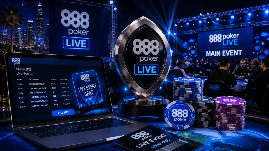888poker LIVE tournament series qualifying satellites Canada